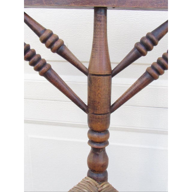 Antique English Triangular Spindle Chair For Sale - Image 14 of 17