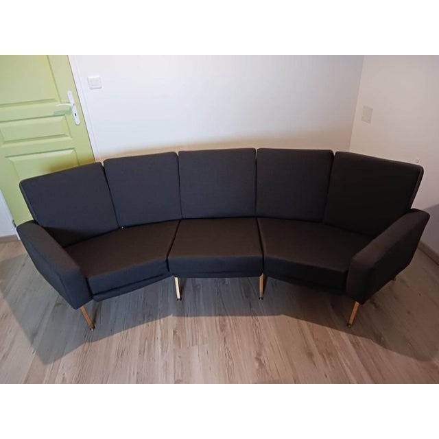 Panoramic Model Sofa by Pierre Guariche Edited for Airborne, 1954 For Sale - Image 9 of 18