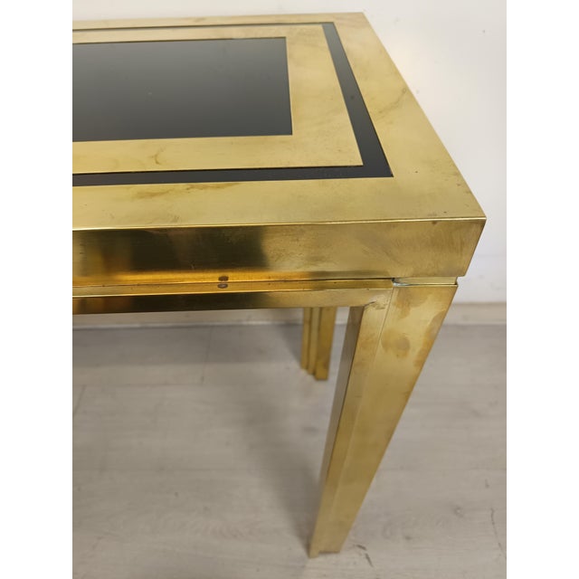 1970s Gold-Plated Brass Console Table by Liwans, 1970s For Sale - Image 5 of 18