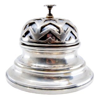 Silver Doorbell with Relief Capsule For Sale