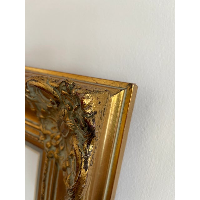 Traditional Vintage Carved Gilt Wood Frame For Sale - Image 3 of 11