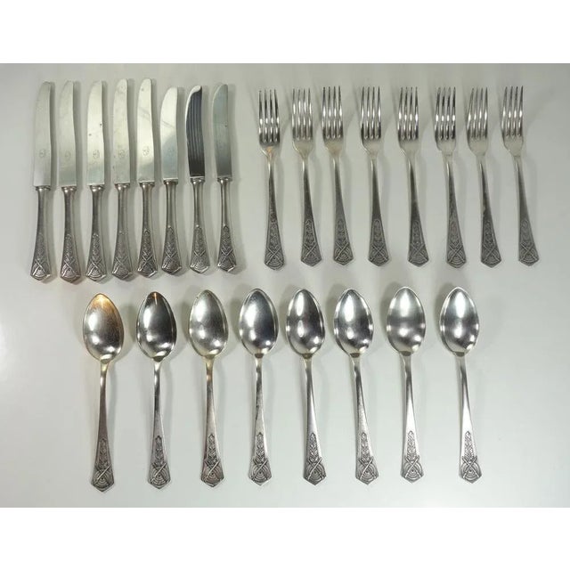 Antique German Cutlery Set from Peka, Set of 24 For Sale - Image 11 of 11