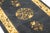 Chinese 1920s Navy Floral Birds Medallion Antique Chinese Peking Knotted Wool Carpet Rug For Sale - Image 3 of 6