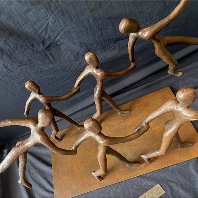 Contemporary Tolla Inbar, Circle of Life - Bronze Figurative Sculpture For Sale - Image 3 of 8