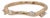 Dainty Natural Diamond Stackable Band in Solid 14k Yellow Gold, Size 6.75 For Sale