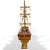 Brown Wooden Model Sailing Ship by J. Romero For Sale - Image 8 of 13