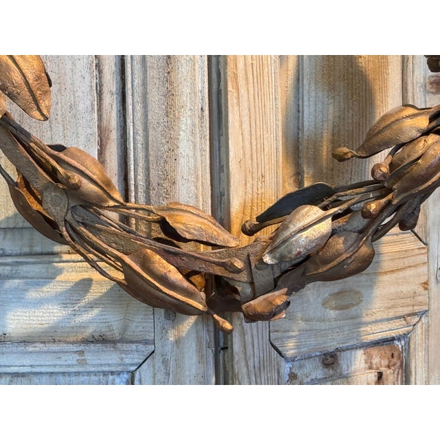 19th Century Tole Wreath For Sale - Image 4 of 9