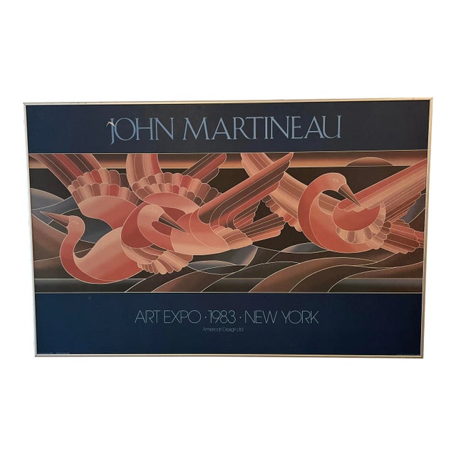 John Martineau Art Expo Poster 1983 New York For Sale