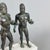 Metal Riace Bronzes Sculptures on Marble Bases, 20th Century, 1970s For Sale - Image 7 of 13