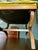 Wood Vintage Regency-Style X-Base Bench by Gilliam Furniture, Featuring Tufted Chartreuse Velvet Upholstery For Sale - Image 7 of 18
