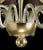 Murano Contemporary Modern Gold Murano Glass Chandelier For Sale - Image 4 of 7