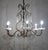 Metal and Murano Glass Six-Light Drop Chandelier, 1950s For Sale - Image 6 of 11