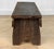 Early 20th Century Antique Primitive Farmhouse Wood Footstool Ottoman For Sale - Image 5 of 8