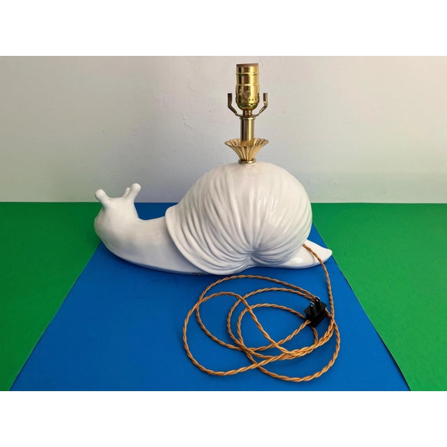 Mid Century Italian Snail Lamp For Sale - Image 18 of 18