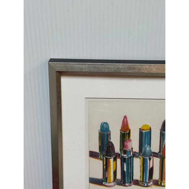 Wayne Thiebaud Lipsticks Print, Signed For Sale In San Francisco - Image 6 of 12