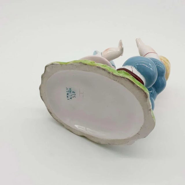 Model 328 Figure in Porcelain from Alma, Turin, Italy, 1940s For Sale - Image 5 of 7