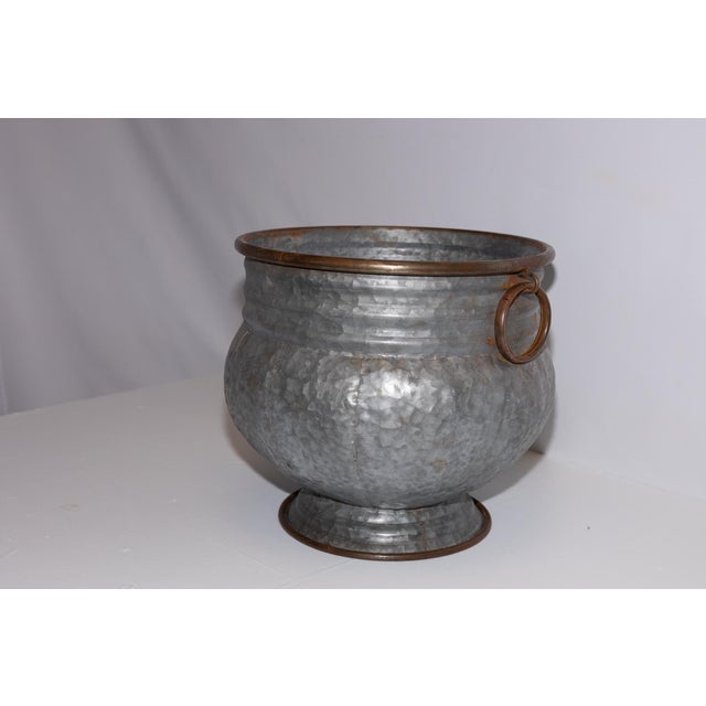 Gray Planters - Set of 3 Vintage Bulbus For Sale - Image 8 of 8