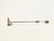 English Extra Long Silver Candle Snuffer For Sale - Image 3 of 7