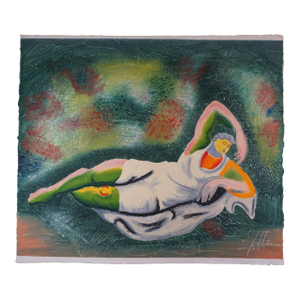 1980s Sandro Chia Untitled #3 Carborundum Etching