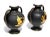 Black French Old Paris Neoclassical Porcelain Basalt-Glazed Double-Handled Urns - a Pair For Sale - Image 8 of 11