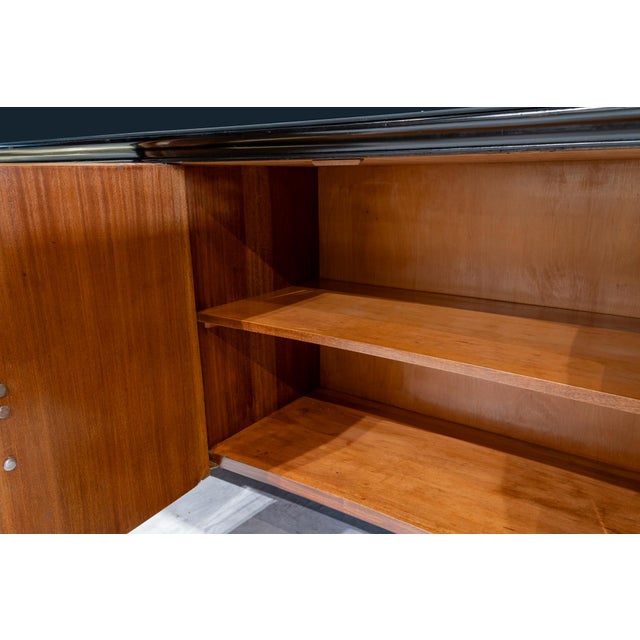 Brown Large Italian Sideboard, 1940s For Sale - Image 8 of 12