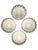2020s Asian Modern Bat Trang Vietnamese Soup Bowls With Hand Painted Blue Botanical Motif - Set of 4 For Sale - Image 5 of 9