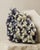 A rare natural Yellow and Purple Botryoidal Fluorite specimen selected for its dramatic color contrast, rounded grape-like...