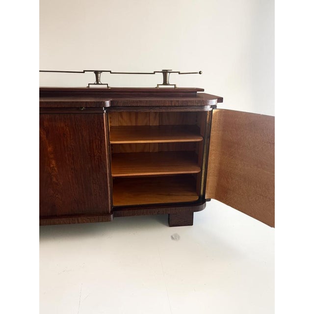 1930s Vintage Art Deco Sideboard in Mahogany, 1930s For Sale - Image 5 of 18