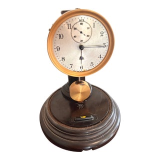 Poole Electric Pendulum Clock With Glass Dome, Circa 1930 For Sale