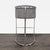 2010s Euro Style Modern Grey Counter Stool With Metal Frame For Sale - Image 5 of 10