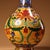 Vintage Chinese Gilt Copper Cloisonné "Garlic-Mouth" Floral Vase - 1360g For Sale - Image 4 of 10