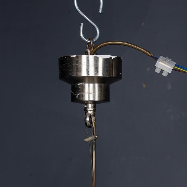 Italian Delta Opaline Pendant Lights by Sergio Mazza for Artemide, 1960s, Set of 2 For Sale - Image 6 of 14