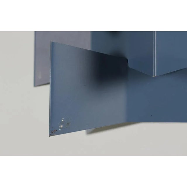 Mid-Century Modern Danish Geometric Metal Pendant Light in the Style of Niels Esmann and Poul Gernes, 1970s For Sale - Image 3 of 8