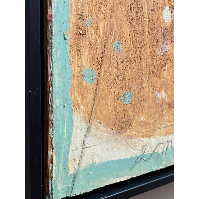 1970s Folk Art Portrait Painting by Jimmy Lee Sudduth, Framed For Sale - Image 4 of 13