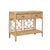 Introducing the Gideon Natural Rattan Two Drawer Console, featuring a decorative back and two drawers for stylish storage....