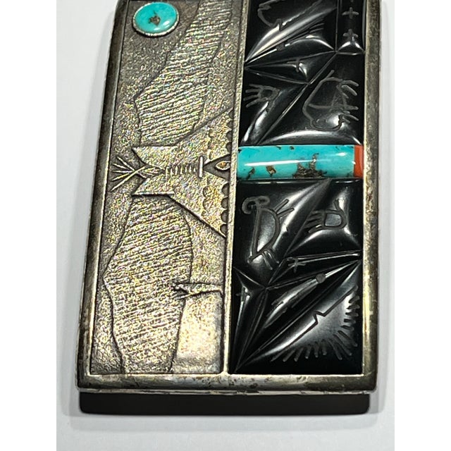 2010s Darryl Begay Monumental Belt Buckle For Sale - Image 5 of 10