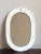 Vintage Wicker Wall Mirror in Crème For Sale - Image 12 of 13