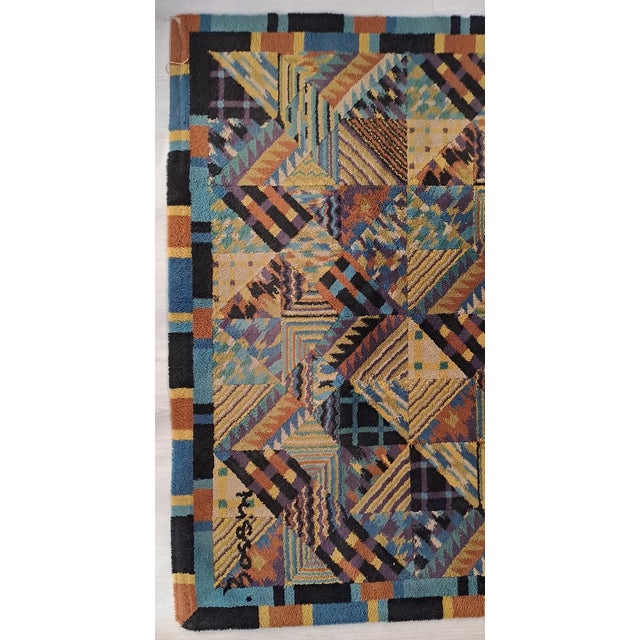 Textile Rug by Ottavio Missoni, Italy, 1980s For Sale - Image 7 of 11