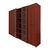 Afra & Tobia Scarpa Mid-Century Italian Red Lacquered Modular Wall Unit by Afra & Tobia Scarpa, 1960s, Set of 3 For Sale - Image 4 of 9