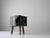 1990s Wabi-Sabi Stool in Black Ebonized Wood with Butterfly Joints, 1990s For Sale - Image 5 of 15