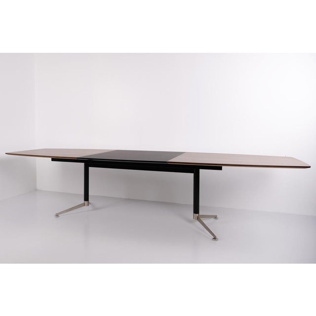 Paustian Spinal Conference Table in Smoked Oak by Paul Leroy, 2010 For Sale - Image 9 of 13