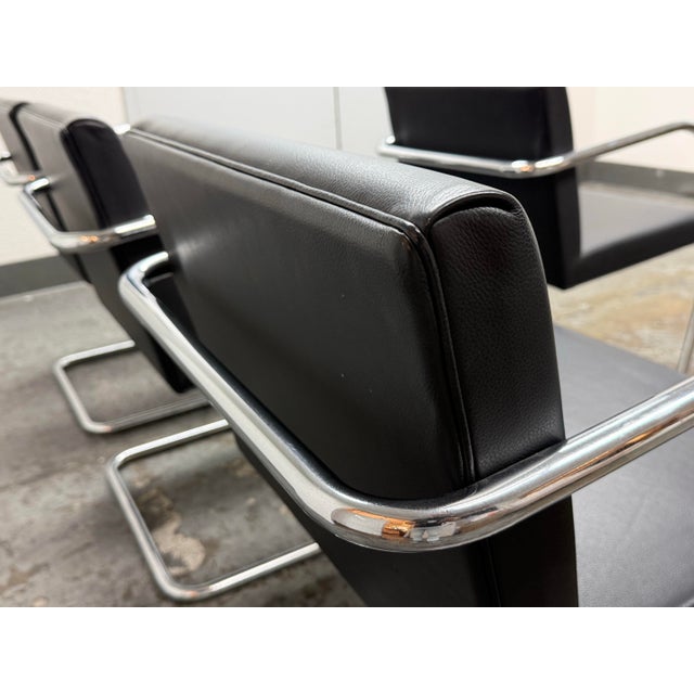 Casprini Tubular Brno Style Armchairs, Set of Four For Sale - Image 10 of 12