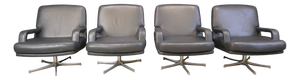 Swivel Chairs by Bernd Munzebrock for Walter Knoll, 1970s, Set of 4