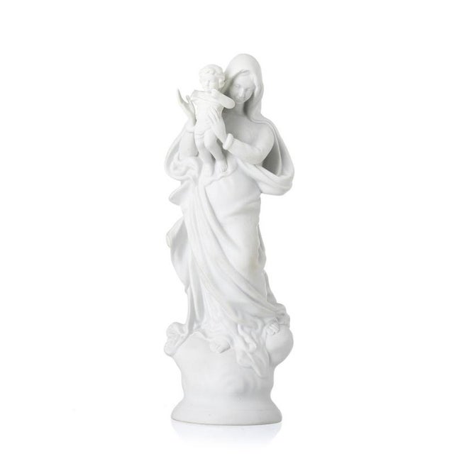 Porcelain Our Lady of the Presentation Figurine from Vista Alegre For Sale - Image 6 of 6
