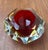 Late 20th Century Vintage Italian Red and Yellow Sommerso Murano Glass Bowl, 1970s For Sale - Image 5 of 18