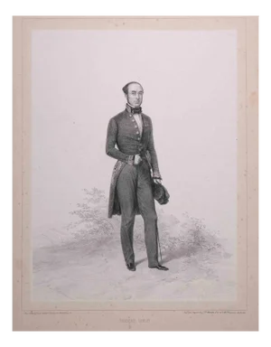 Denis Auguste Marie Raffet, Frederic Lepla, Original Lithograph, 1848