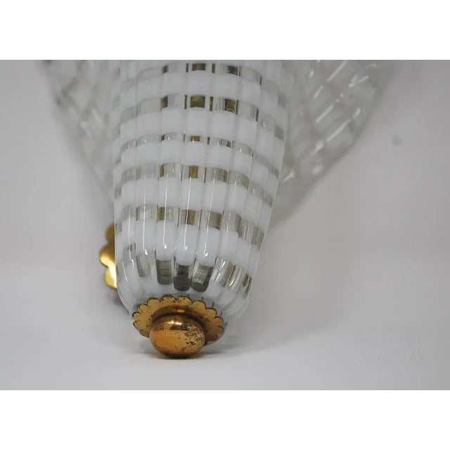 Glass Murano Glass Venini Sconces, 1950s, Set of 2 For Sale - Image 7 of 9