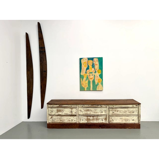 Large Antique Haberdashery Cabinet, 1900s For Sale - Image 3 of 18