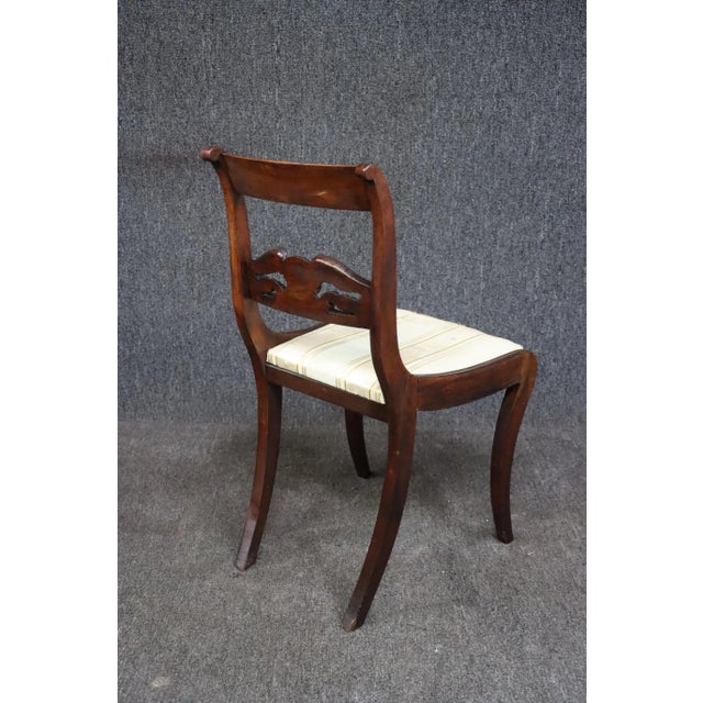 Late 19th Century Mahogany Federal Style Eagle Chair For Sale - Image 5 of 6