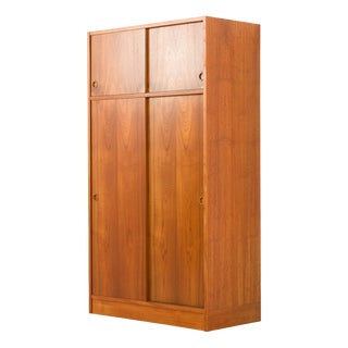 Danish Teak Wardrobe from Hundevad & Co., 1960s For Sale